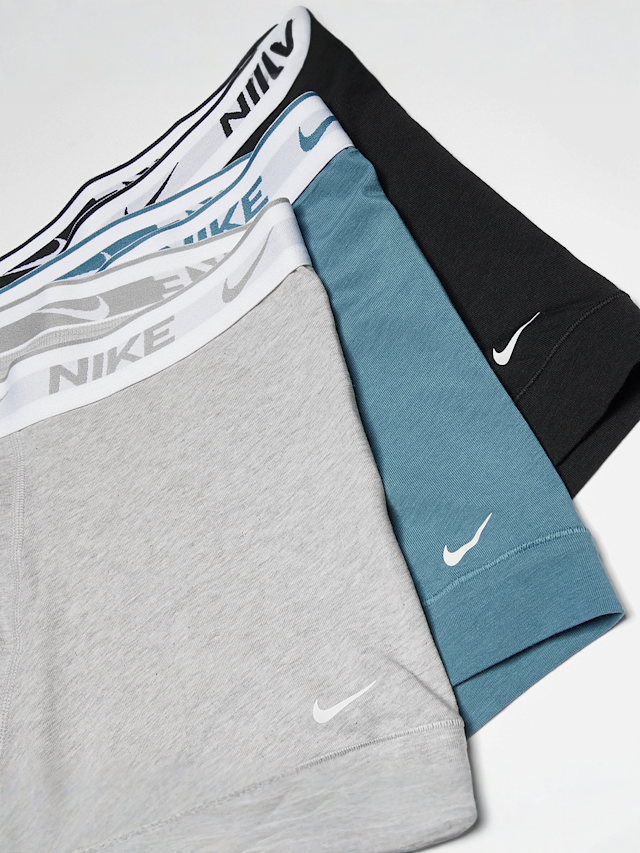 Nike, 3 PACK - Everyday Cotton Stretch, multi-colour, Image 2 of 2