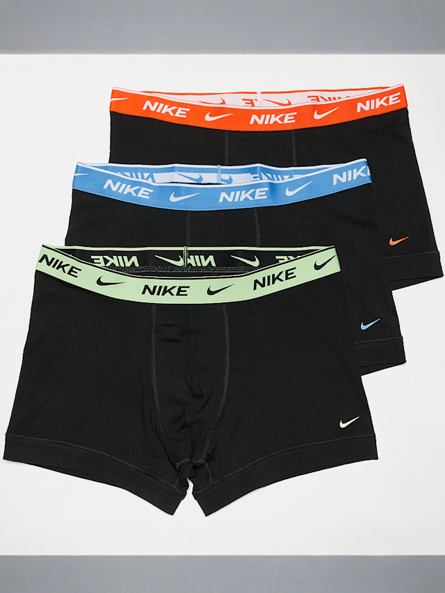 Nike, 3 PACK - Everyday Cotton Stretch  blue, grey, black, Image 1 of 2