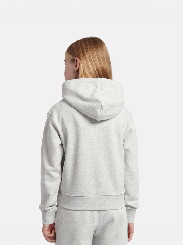 New Balance, French Terry Stacked Logo Hoodie, grey, Image 2 of 4