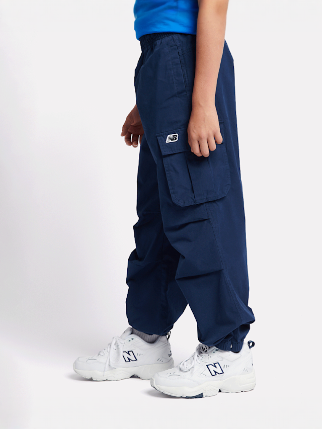 New Balance, Premium Parachute Trouser, blue, Image 2 of 5