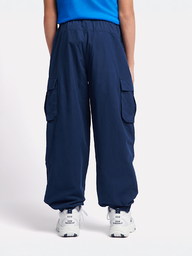 New Balance, Premium Parachute Trouser, blue, Image 3 of 5