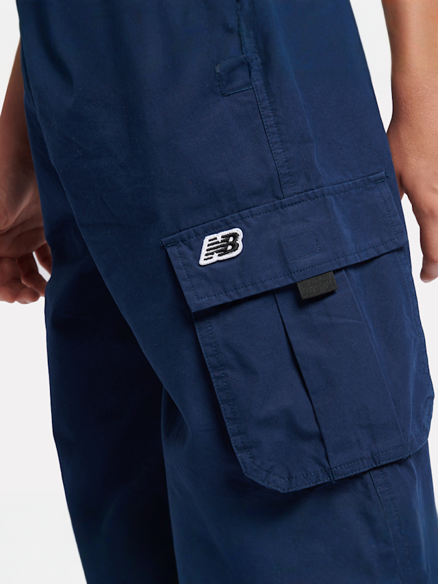 New Balance, Premium Parachute Trouser, blue, Image 4 of 5