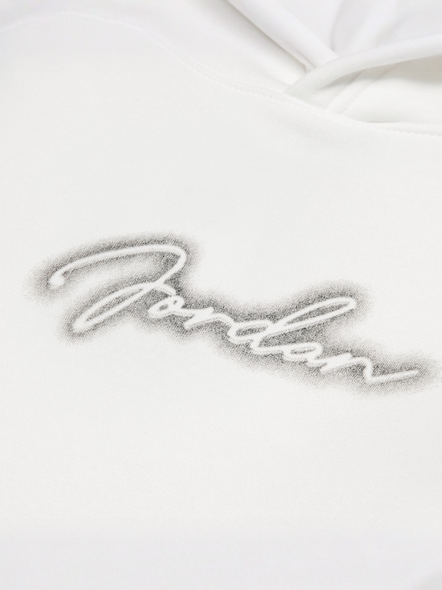 Jordan, Junior Michael Jordan MVP Fleece High Brand Read Pullover, white, Image 3 of 5
