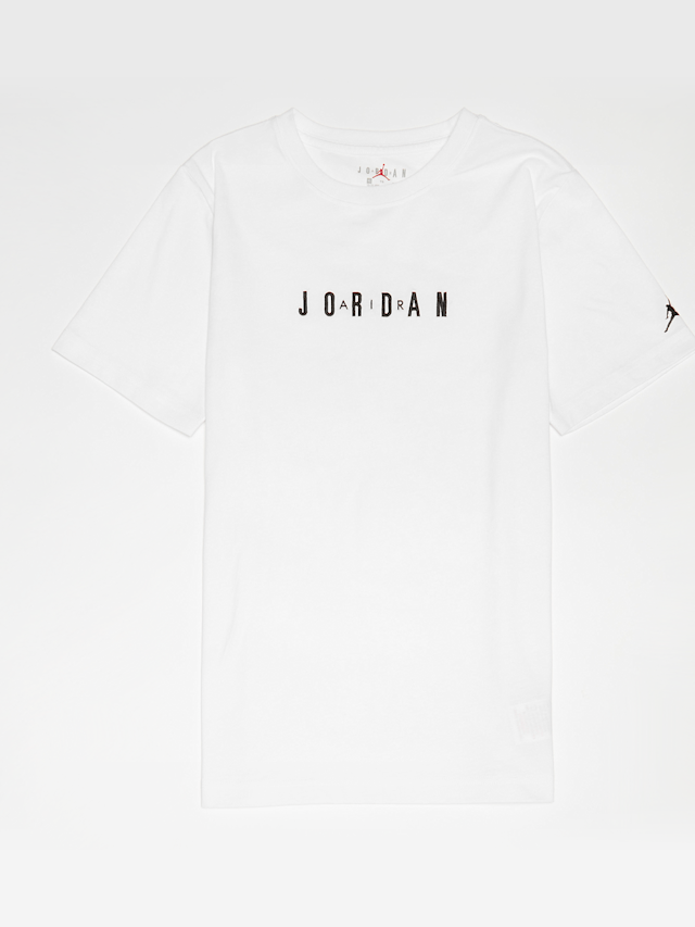 Jordan, JDB Michael Jorddan Wordmark EMB Crew, white, Image 1 of 4
