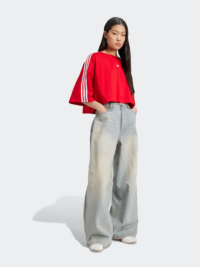 adidas Originals, Wide Leg JeansPants, blue, Image 5 of 5