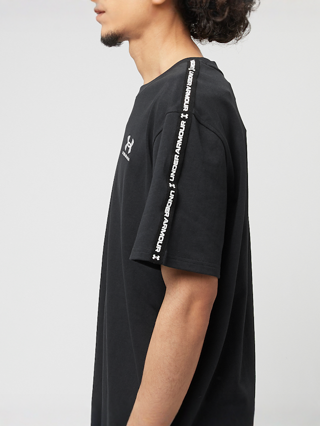 Under Armour, Icon HWT Tee Taping, black, Image 5 of 6