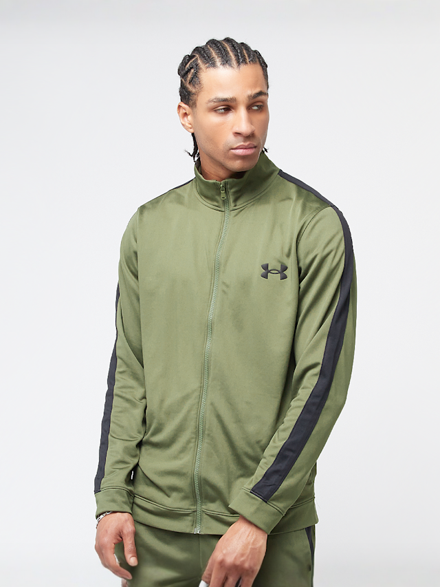 Under Armour, Rival Knit Track Suit, green, Image 2 of 9