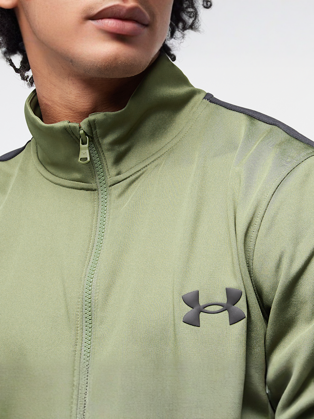 Under Armour, Rival Knit Track Suit, green, Image 4 of 9
