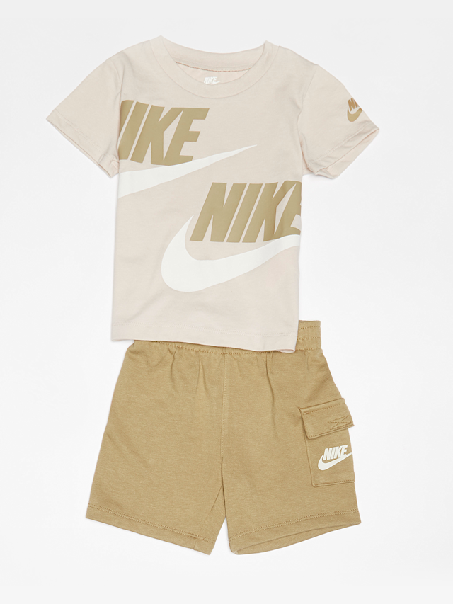 Nike, Sportswear High Brand Read Cargo Shorts Set (2 Piece), beige, Image 1 of 7