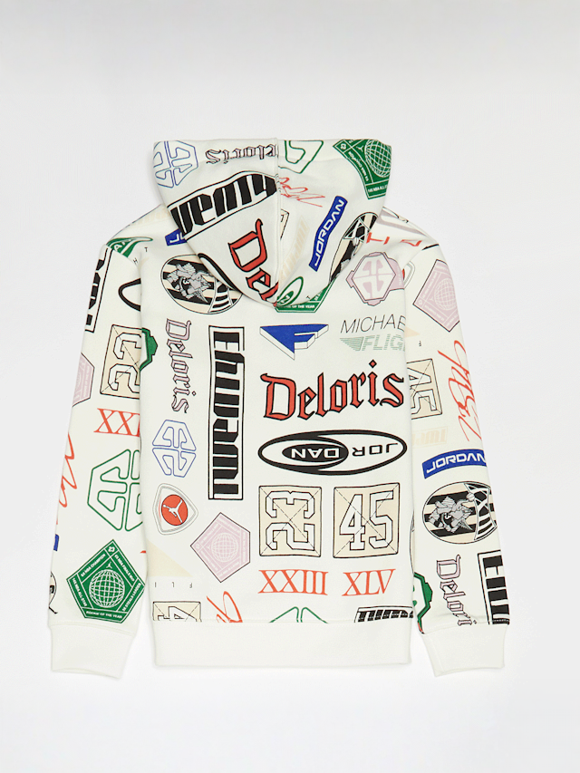 Jordan, JDB Michael Jordan Brooklyn All Over Print Fleece Pullover Set, beige, Image 3 of 8