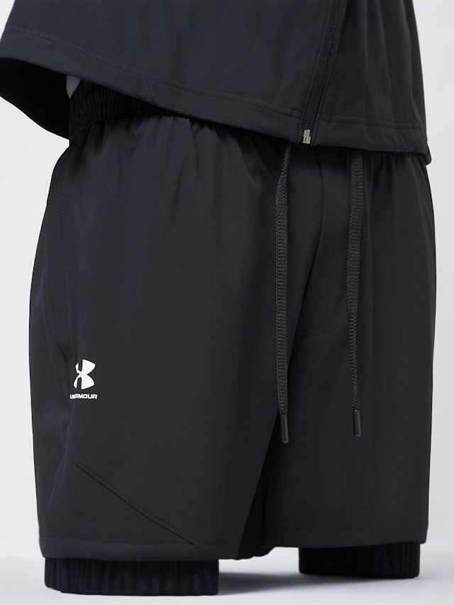 Under Armour, Vibe Woven Jogger, black, Image 3 of 5