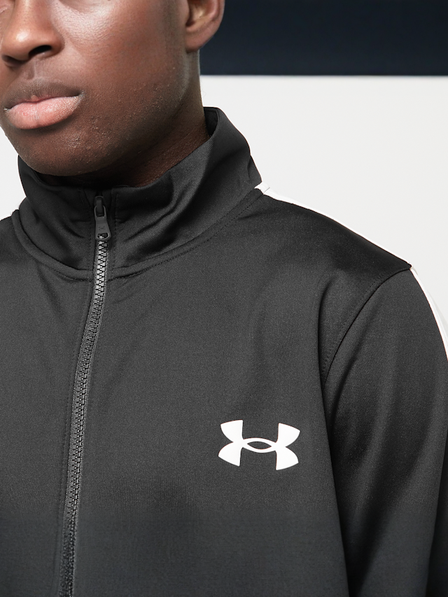 Under Armour, Rival Knit Track Suit, black, Image 5 of 8