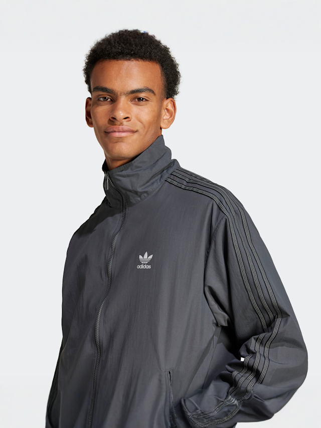 adidas Originals, adicolor Woven Firebird Track Jacket, grey, Image 3 of 8