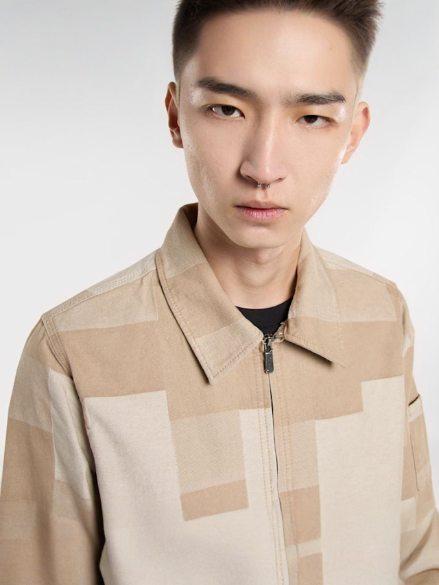 Dickies, Jacquard Eisenhower Jacket, beige, Image 3 of 5