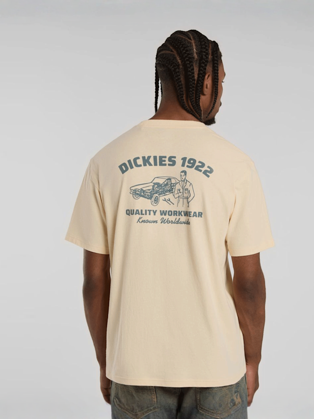 Dickies, Mechanic Short Sleeve Tee, beige, Image 1 of 5