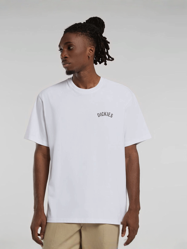 Dickies, Snake Short Sleeve Tee, white, Image 2 of 6