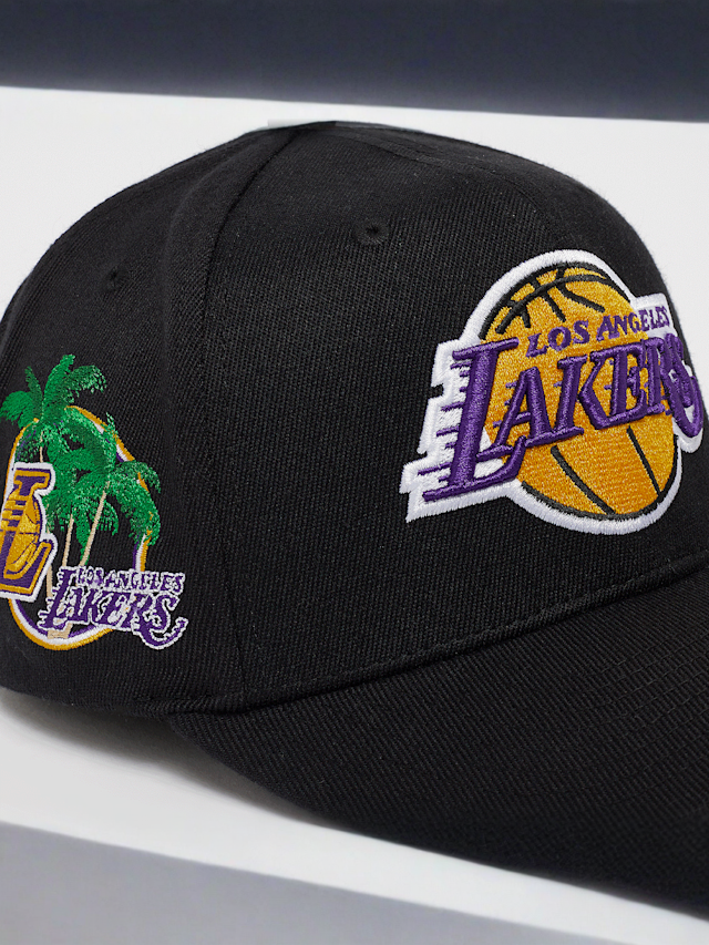Mitchell & Ness, Custom Patch Classic Red NBA Los Angeles Lakers, black, Image 4 of 5