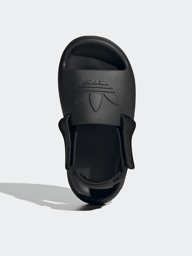 adidas Originals, Adifom Adilette Kids Slides (GS), black, Image 6 of 8