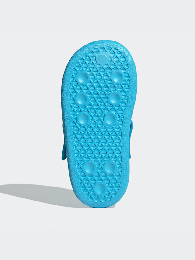 adidas Originals, Adifom Adilette Kids Slides (GS), blue, Image 5 of 8