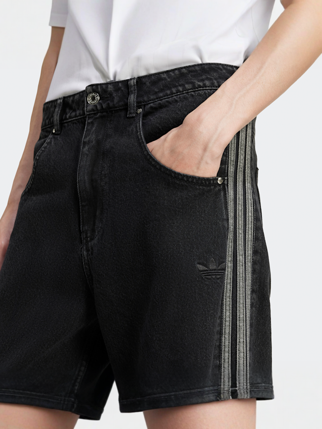 adidas Originals, Denim Firebird Pants, black, Image 3 of 5