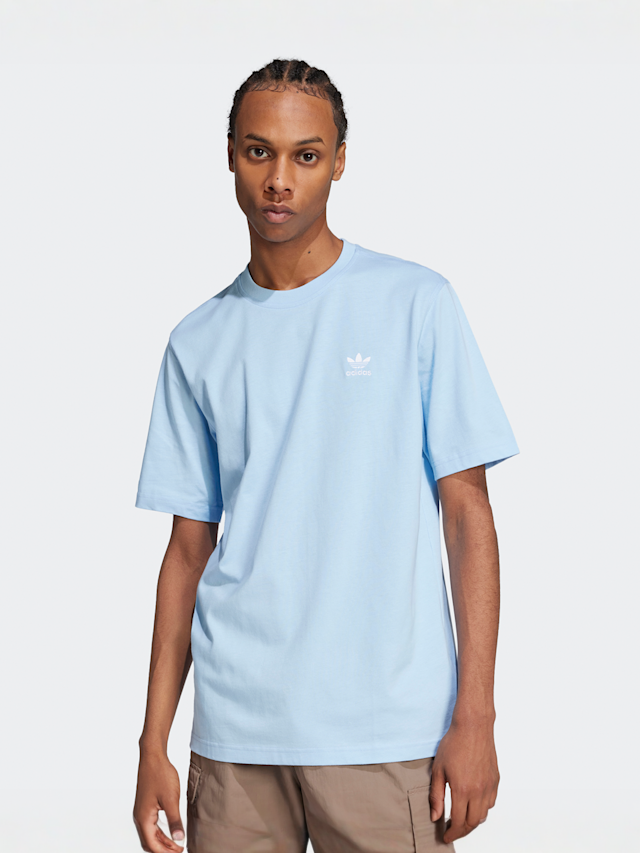 adidas Originals, Trefoil Essentials T-Shirt, blue, Image 1 of 4