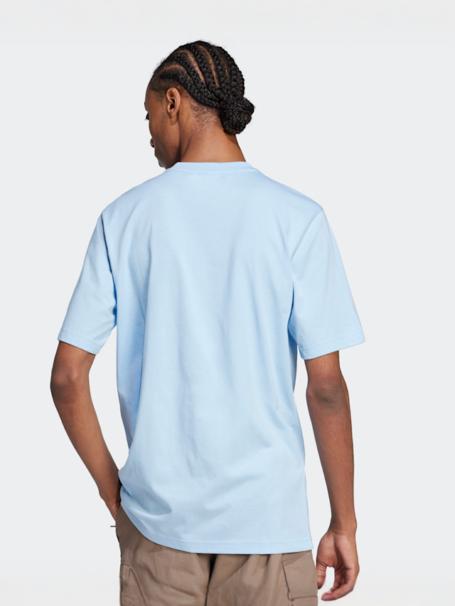 adidas Originals, Trefoil Essentials T-Shirt, blue, Image 2 of 4