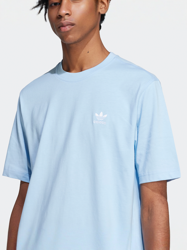 adidas Originals, Trefoil Essentials T-Shirt, blue, Image 3 of 4