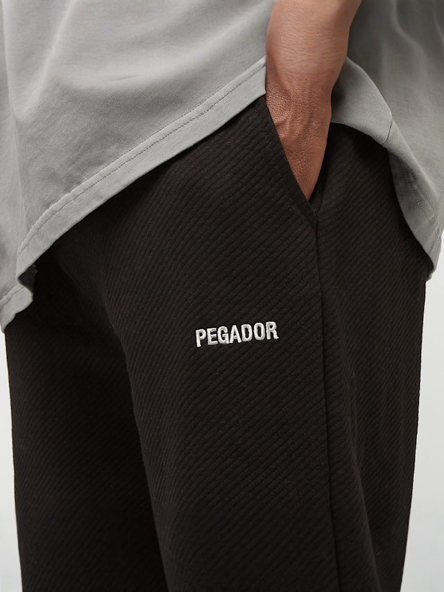 Pegador, Veal Wide Structured Pants, black, Image 3 of 5
