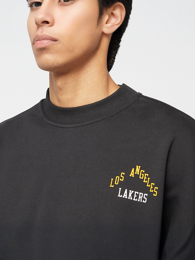 Mitchell & Ness, NBA Oversweep Crewneck Sweater LA Lakers, black, Image 3 of 7