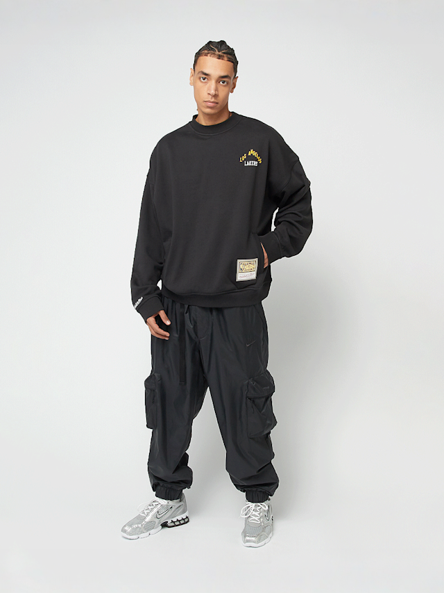 Mitchell & Ness, NBA Oversweep Crewneck Sweater LA Lakers, black, Image 7 of 7