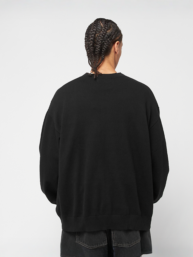 Another Cotton Lab, Another Chenille Oversize Knit Sweatshirt, black, Image 2 of 4