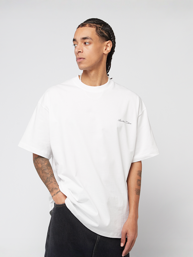Another Cotton Lab, Deuce Oversized T-Shirt, white, Image 2 of 5