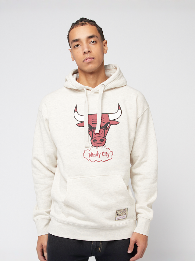 Mitchell & Ness, NBA Slammin Hoodie Chicago Bulls, beige, Image 1 of 5