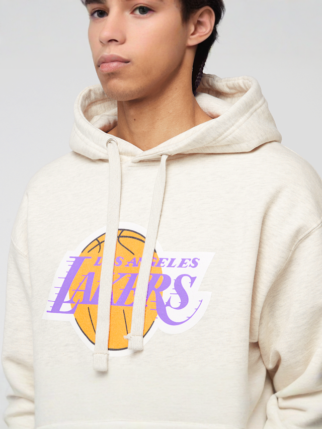 Mitchell & Ness, NBA Slammin Hoodie Los Angeles Lakers, beige, Image 3 of 6