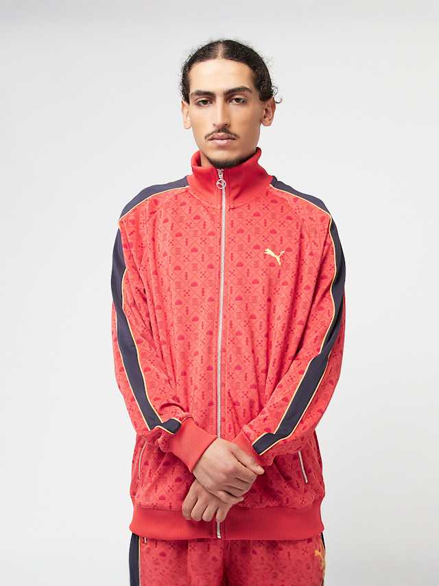 PUMA, Road To Unity All Over Print Track Jacket DK, red, Image 1 of 6