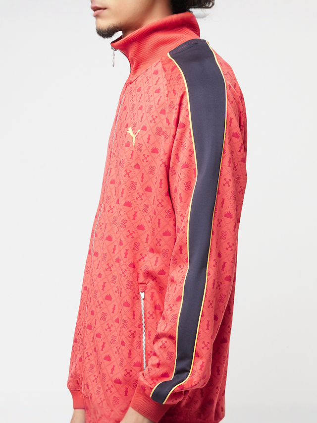 PUMA, Road To Unity All Over Print Track Jacket DK, red, Image 4 of 6