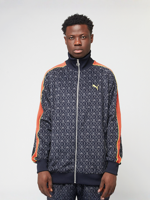 PUMA, T7 Road To Unity All Over Print Track Jacket, blue, Image 1 of 6