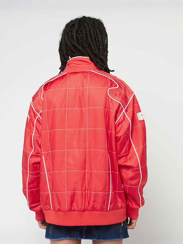 PUMA, Archive Seasonal Relaxed Racer Jacket, red, Image 2 of 7