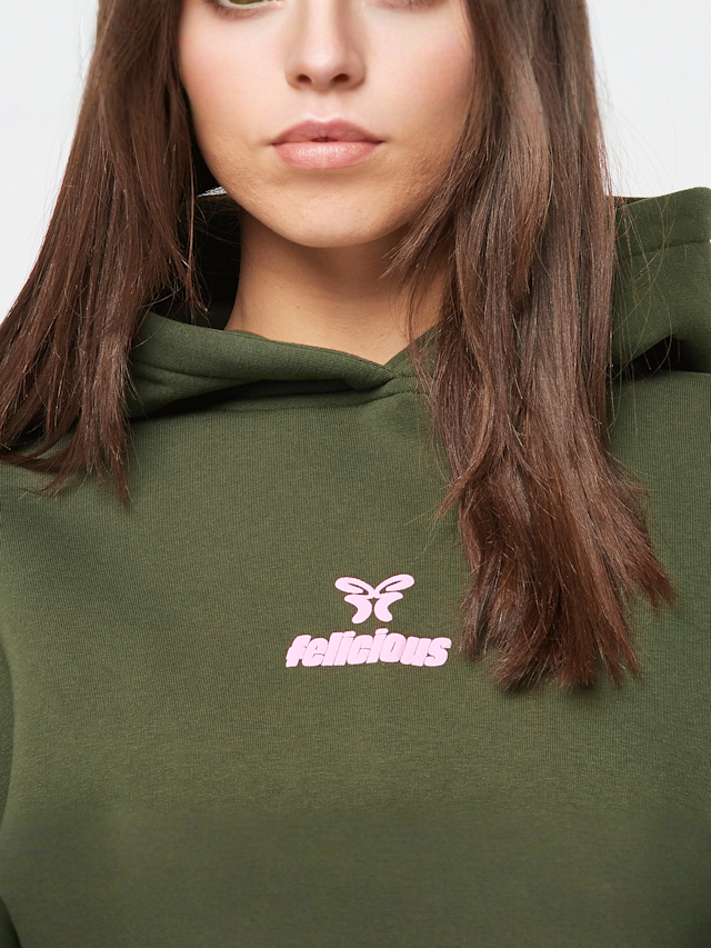 Felicious, Basic Hoodie, green, Image 3 of 4