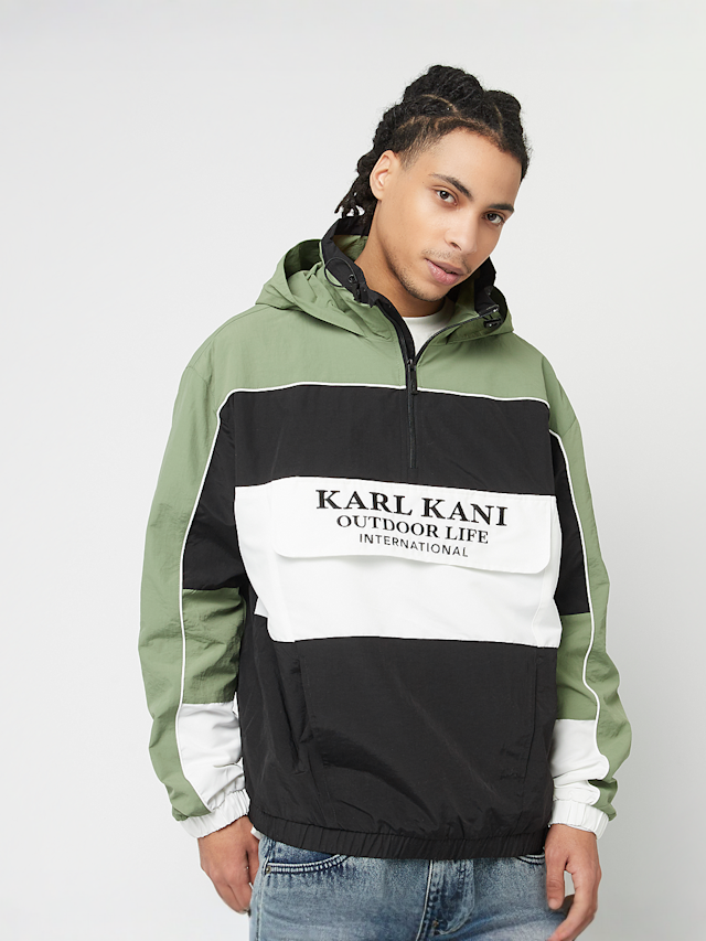Karl Kani, Woven Retro Windbreaker, green, Image 1 of 6