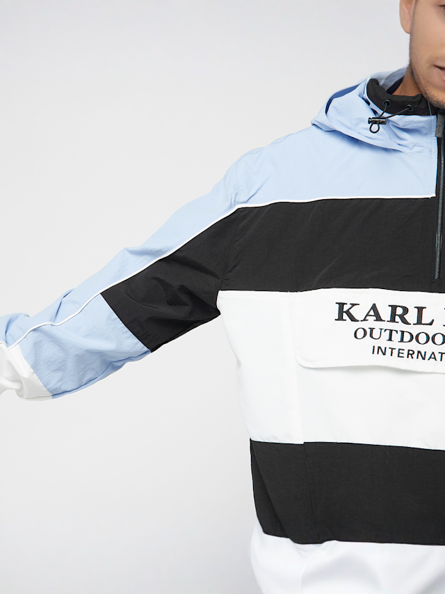 Karl Kani, Woven Retro Windbreaker, blue, Image 4 of 6