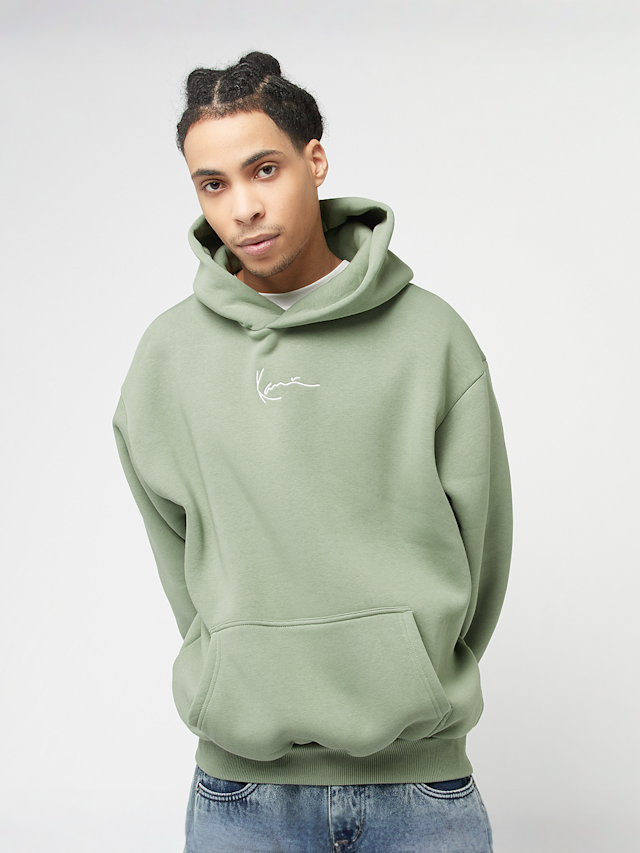 Karl Kani, Small Signature Essential Oversized Hoodie, green, Image 1 of 4