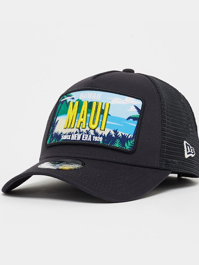 New Era, A-Frame Trucker Licence Plate, blue, Image 1 of 4