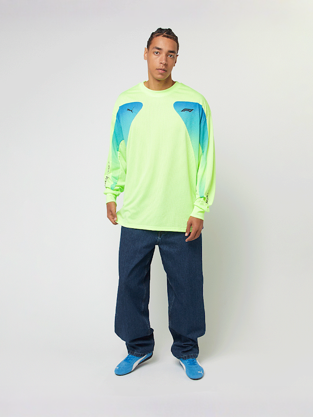 PUMA, F1 Oversized Longsleeve Tee, green, Image 7 of 7