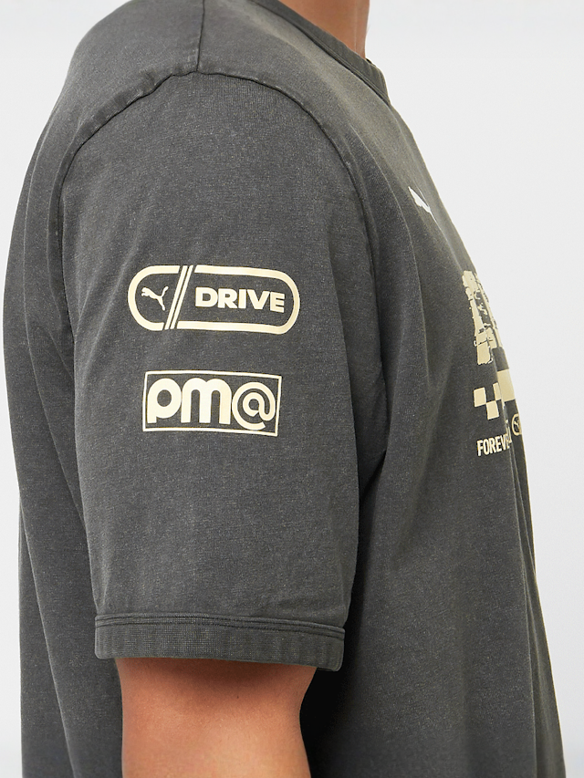PUMA, F1 Graphic Ringer Tee, grey, Image 4 of 7