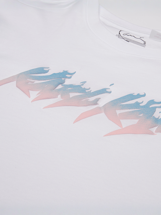 Karl Kani, Kani Flames Oversized Tee, white, Image 3 of 3