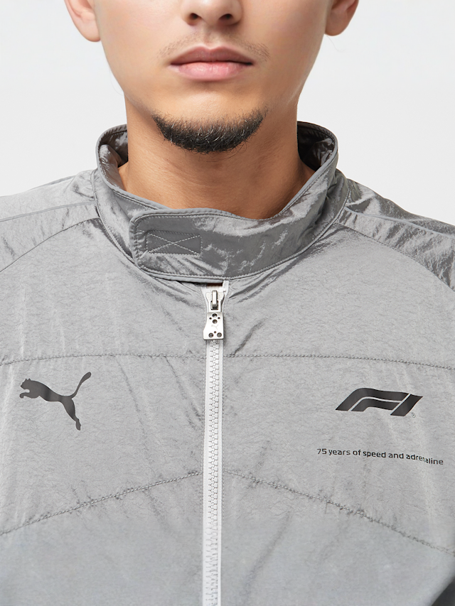 PUMA, F1 T7 Oversized Track Jacket, silver, Image 3 of 8