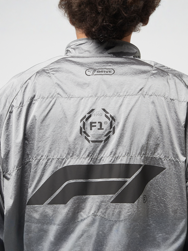 PUMA, F1 T7 Oversized Track Jacket, silver, Image 6 of 8
