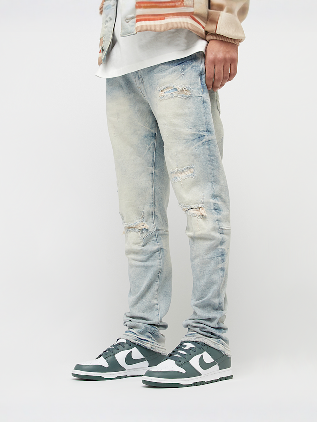 Smoke Rise, Wave Effect Jeans, blue, Image 1 of 6
