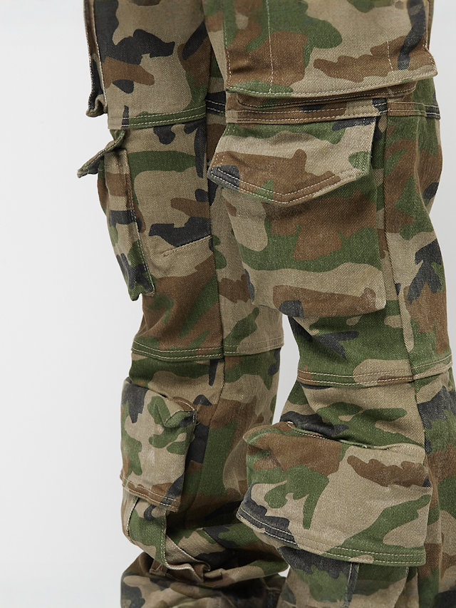 Smoke Rise, Fashion Utility Twill Pants, camouflage, Image 3 of 6